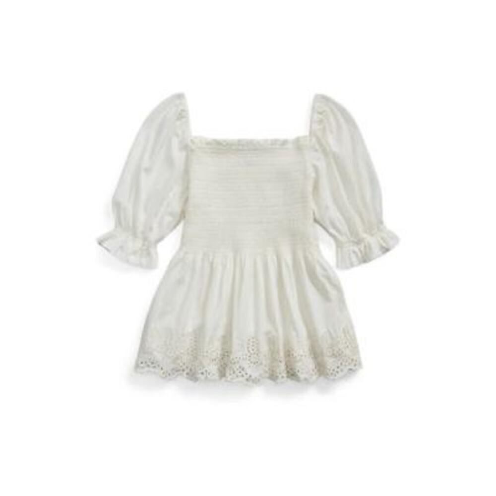 Polo Ralph Lauren‎ Girls Small (7) White Blouse
